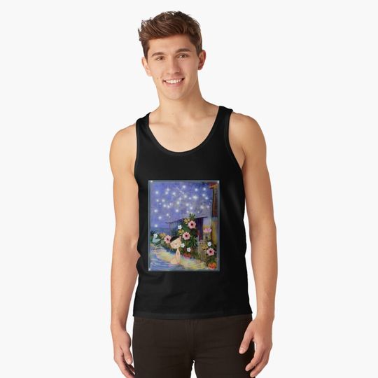 Cat van gogh  Tank Top