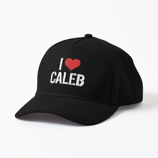 I Love Caleb Baseball Cap