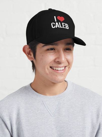 I Love Caleb Baseball Cap