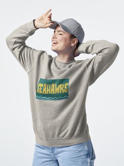 Retro UNCW Seahawks Pullover Sweatshirt