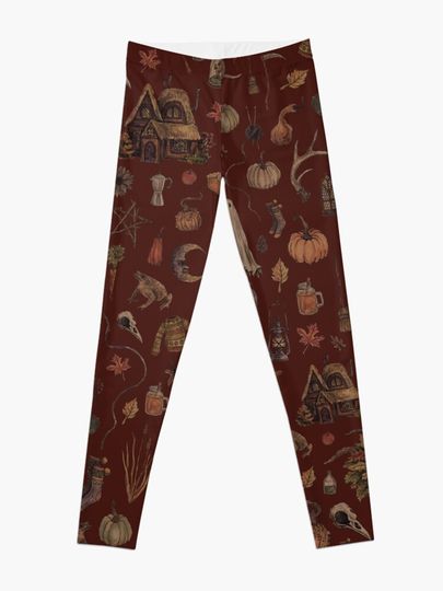 Cozy Crone Leggings, Gift for Women, Funny Women Leggings, Comfortable Leggings