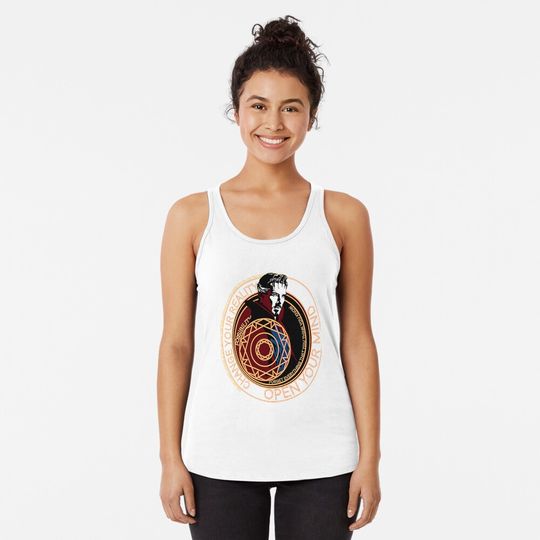 Dr Strange | Perfect Gift For you and friends Racerback Tank Top