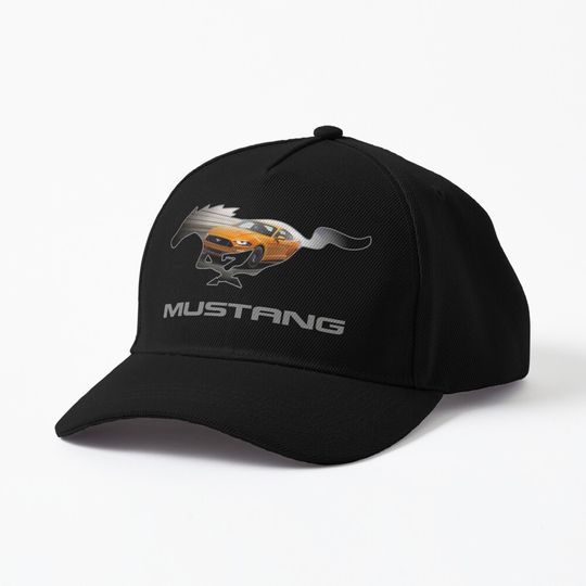 Ford Mustang GT Logo Emblem Design Cap