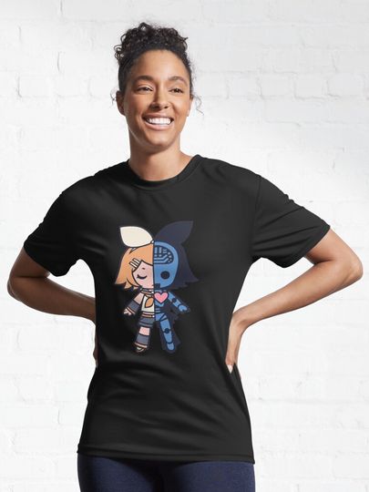 Kagamine Rin Kokoro Chibi Active T-Shirt