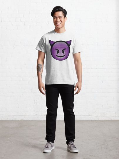 Devil Emoji Unisex Classic T-Shirt