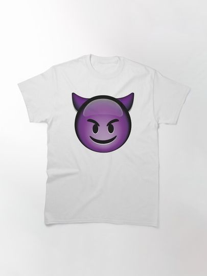 Devil Emoji Unisex Classic T-Shirt