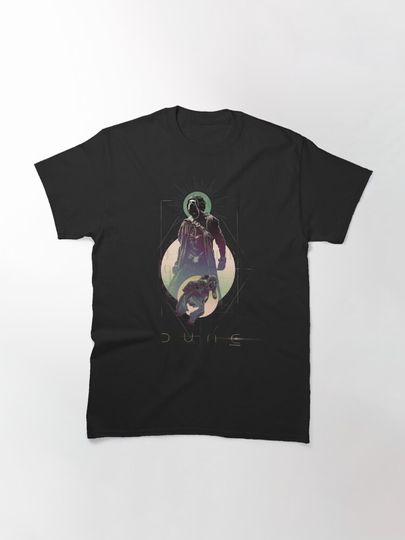 Dune Moon Overlay Poster Classic T-Shirt