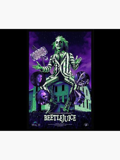 Beetlejuice Movie Shower Curtain