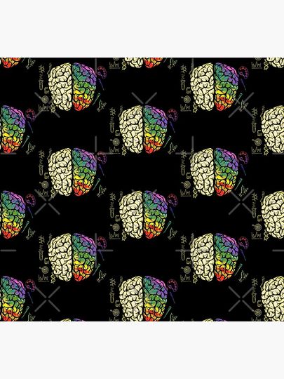 Brain Neurology Hemispheres Analytical Creative Socks