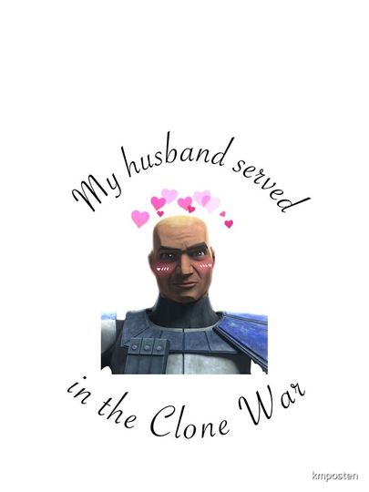 Captain Rex Husband Black Font iPhone Case