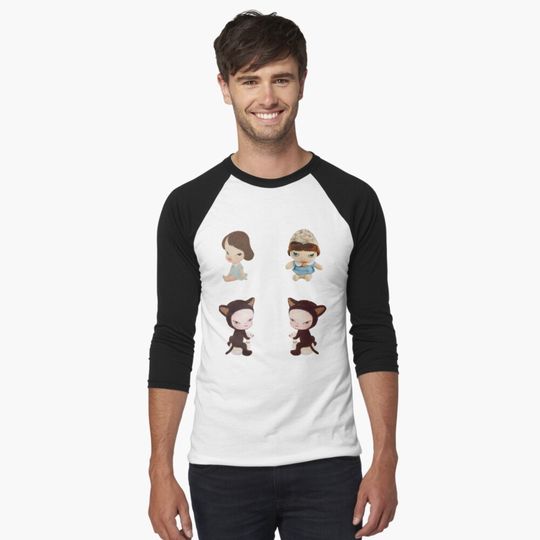 Yoshitomo Nara Baseball ¾ Sleeve Tee