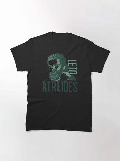 Leto Atreides Face Art Graphic - Dune Fan Art Classic T-Shirt