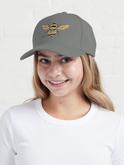 Endangered Rusty Patched Bumble Bee Cap