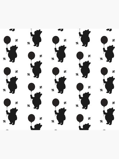 Bear and Bees Throw Blanket