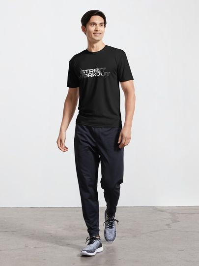Streetworkout slash text design Active T-Shirt