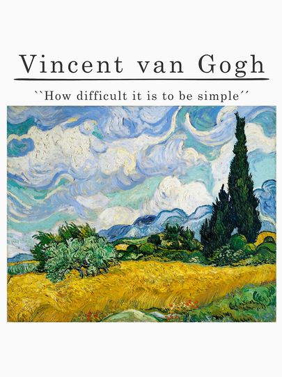 Vincent van Gogh - art and words Tank Top