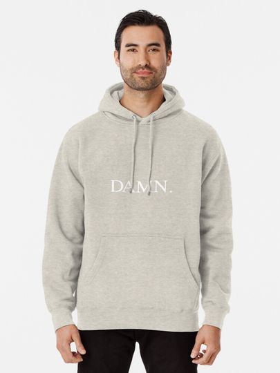 Damn (white). Kendrick Lamar.| Perfect Gift| hocus pocus love Pullover Hoodie