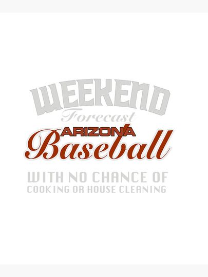 Weekend Baseball Tote Bag