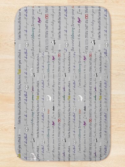 Nightmare Before Christmas Bath Mat