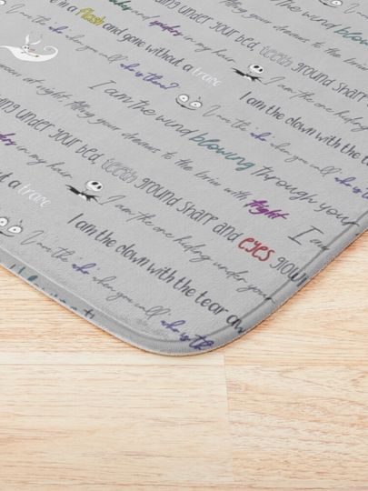 Nightmare Before Christmas Bath Mat