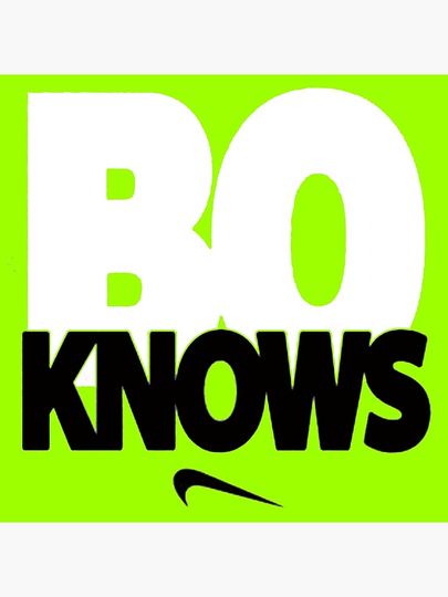 Bo Knows Premium Matte Vertical Poster