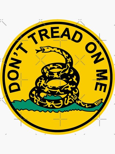 DONT TREAD ON ME Sticker