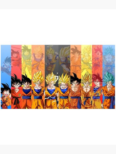 goku transformations Backpack, Gift for Fan, Back to School Gift for Kids Fan