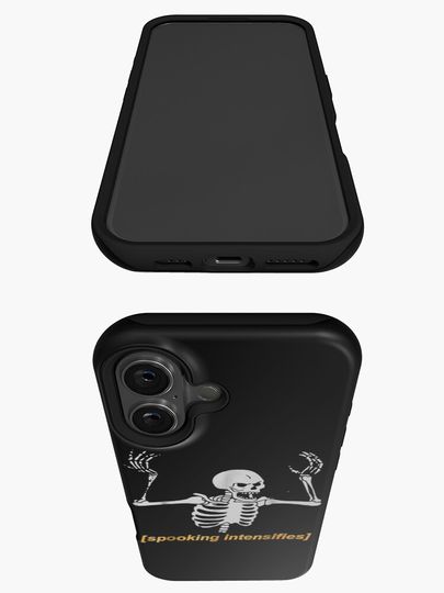 Spooking Intensifies Spooky Scary Skeleton Meme Premium  iPhone Case