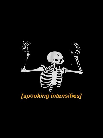 Spooking Intensifies Spooky Scary Skeleton Meme Premium  iPhone Case