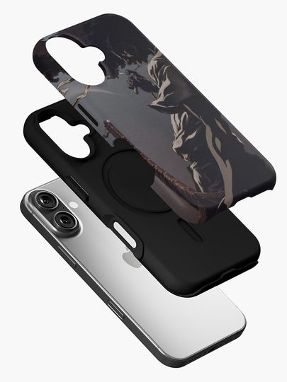 afro samurai with joint iPhone Case