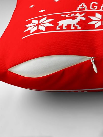 Make Christmas Great Again - Ugly Sweater Pillow