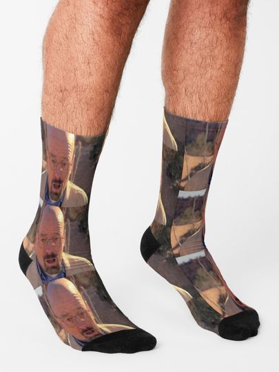 Walter White Shocked Socks