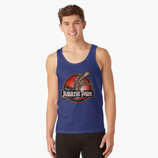 Jurassic World, Jurassic Park Velociraptor, Raptor Tank Top