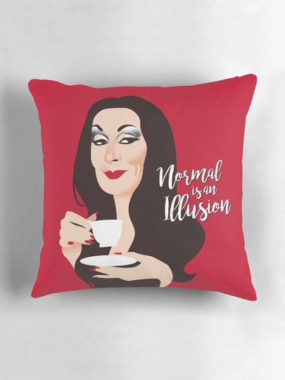 Normal is an illusion Pillow