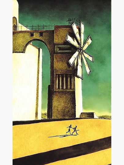 Retro Ico game front cover artwork Premium Matte Vertical Poster