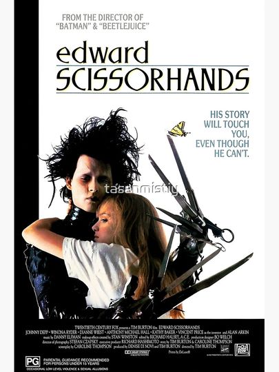 Edward Scissorhands Premium Matte Vertical Poster