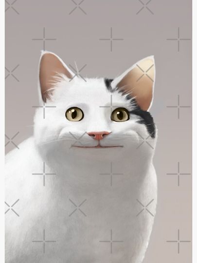 Polite Cat Meme Canvas