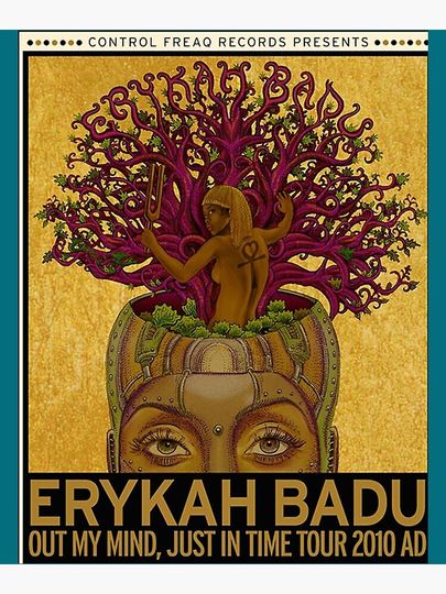 Erykah Badu Premium Matte Vertical Poster