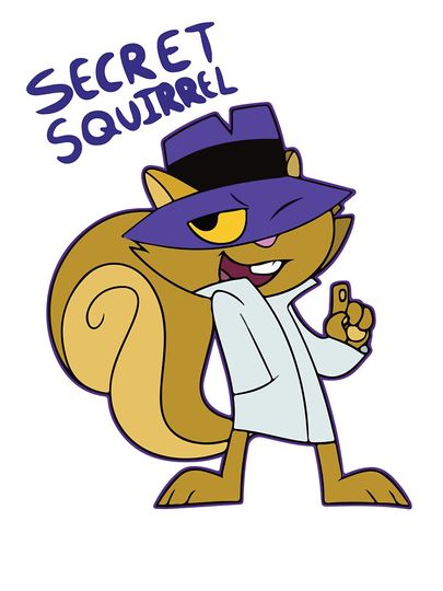 secret squirrel  Oversized T-Shirt