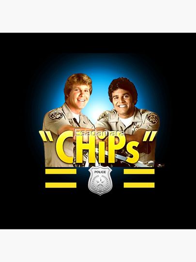 tv series chips Pin Button
