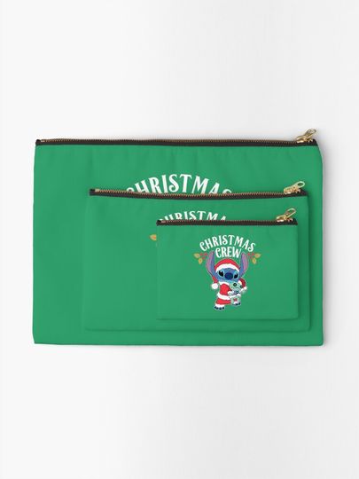 Disney Stitch Christmas Makeup Bag
