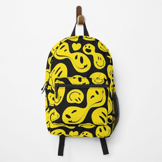 Preppy Aesthetic Smiley  Backpack