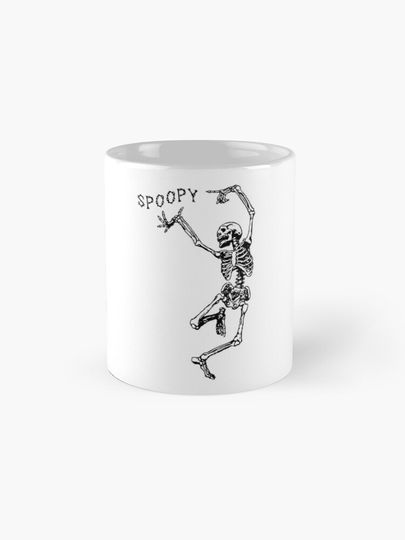 SpoopySpoopyy Skeleton Funny Halloween Coffee Mug