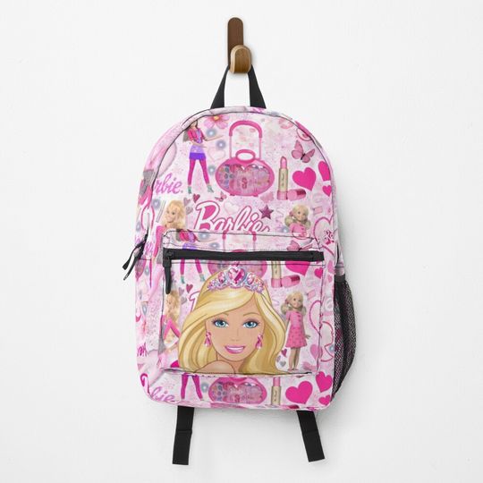 Barbie Collage With Queen Barbie Backpack
