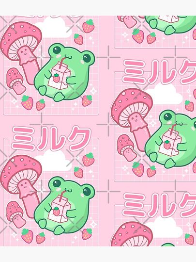 Cute Cottagecore Frog Backpack