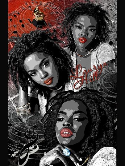 Lauryn Hill "Collage Canvas Print