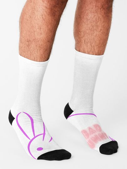 bad bunny dodgers 2022   Socks