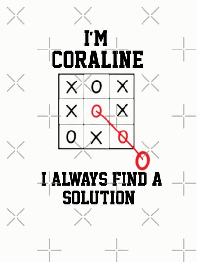 Im Coraline I Always Find A Solution  Pullover Sweatshirt