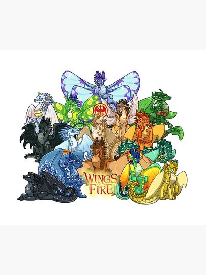 Wings of Fire Throw Blanket