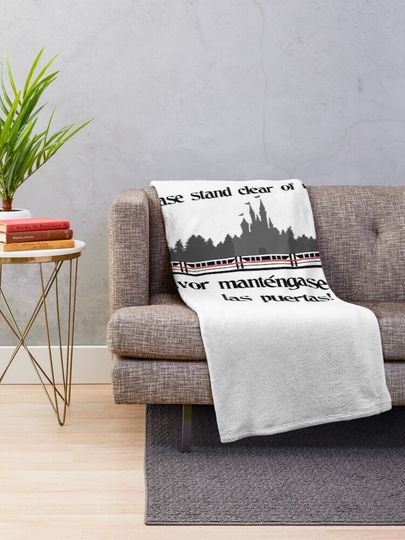 Stand Clear of the Doors Throw Blanket
